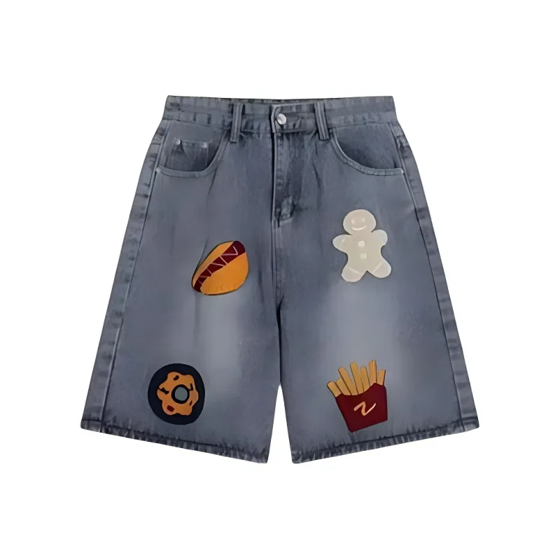HLPT Denim Shorts Unisex-2