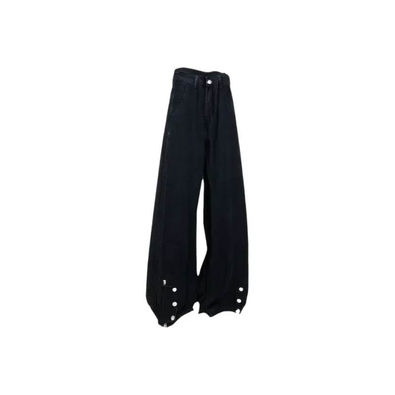 Evil Lions Jeans Unisex Black Bootcut Height Increasing Slimming Style-0
