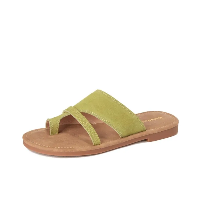 Than Than Me Rubber Sole Slip Resistant Flip Flops Women's-4