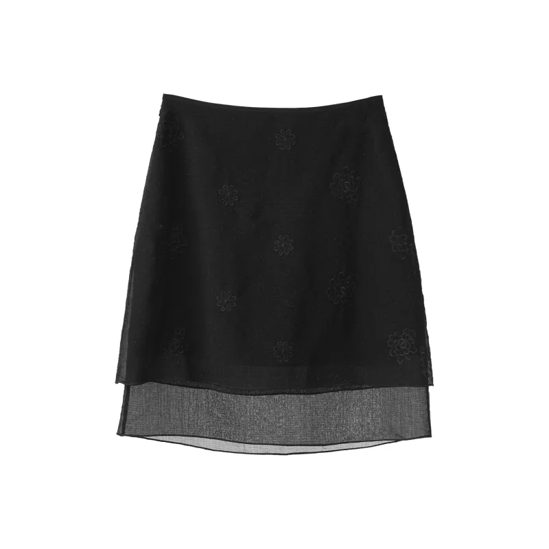Fstudio Summer Light Tone Petite Fashion Half Length Casual Short Skirts Women's-2