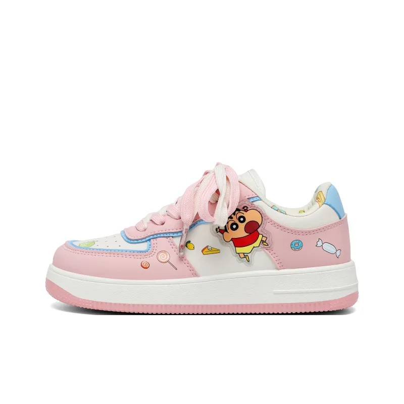 Crayon Shinchan Low Top Skateboard Shoes Unisex-50