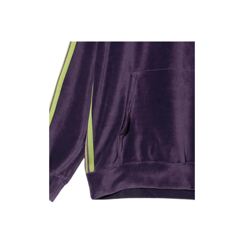 Needles Side stripe Velour Hoodie-2
