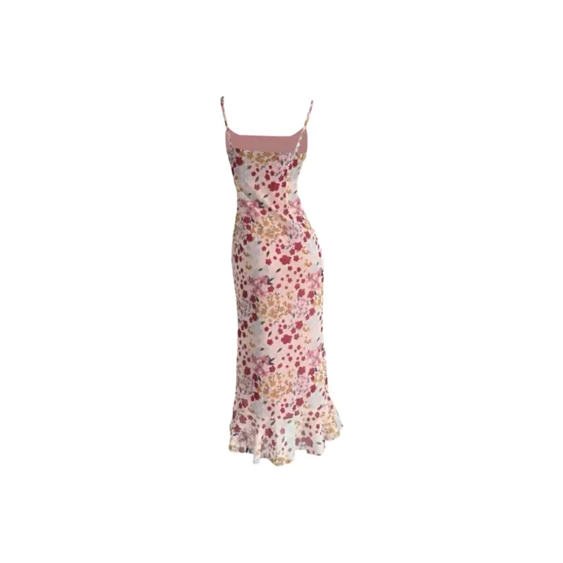 ETSE Slip Dresses Women's Floral Cluster Dress-1