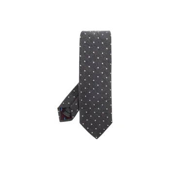Paul Smith Wool Silk Ties Men's Dark Gray