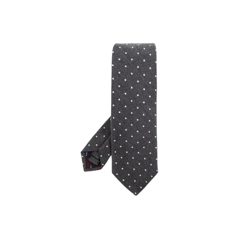 Paul Smith Wool Silk Ties Men's Dark Gray-0