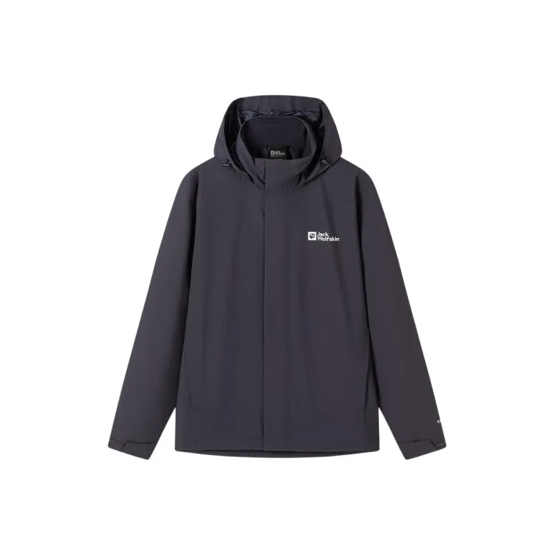 Jack Wolfskin Outdoor Hiking Waterproof, Windproof, Breathable, Quick Dry Windbreaker Jacket Men's-13