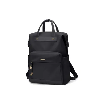 GOLF Synthetic Leather Patchwork Fabric Backpack Large Size Women's Multicolor