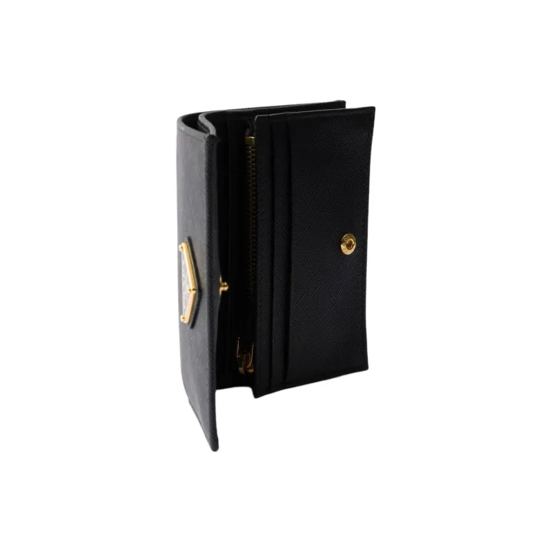 PRADA Design Wallet Women's Black-3