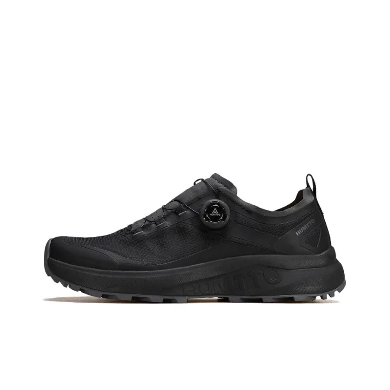 HUMTTO Breathable And Lightweight Low Top Hiking Shoes Men's Black-0