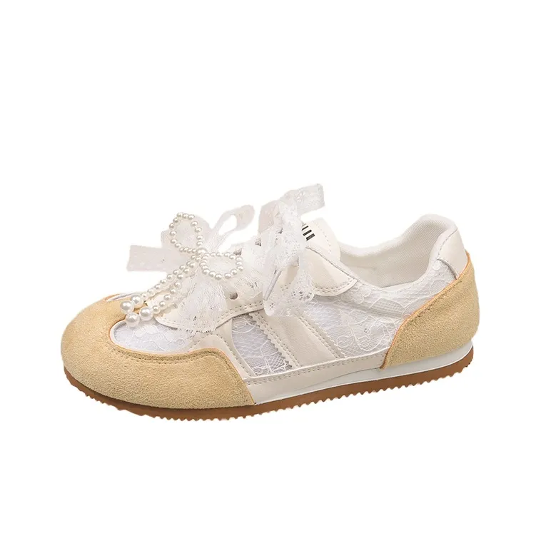 Luji Casual Shoes Women's Low Top Ecru-6
