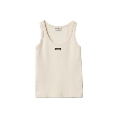 MIU MIU SS22 Tank Top Women's White