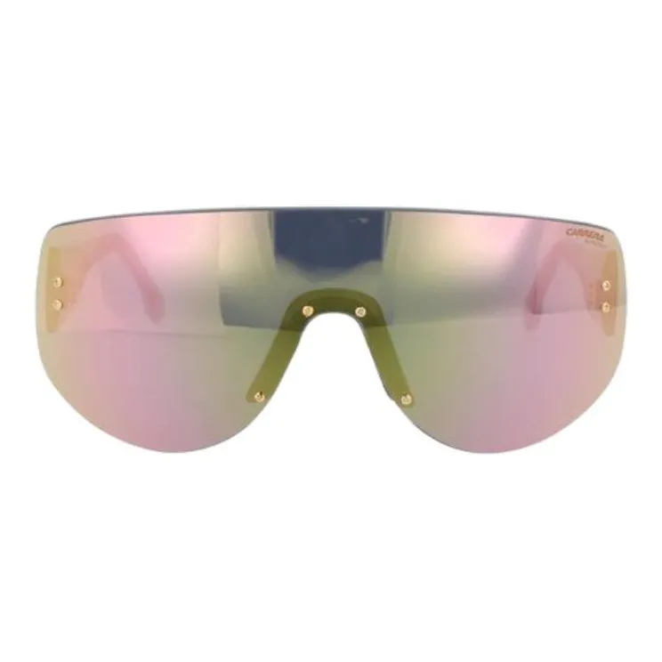 CARRERA Metal Acetate Square Sunglasses Women's Black-1