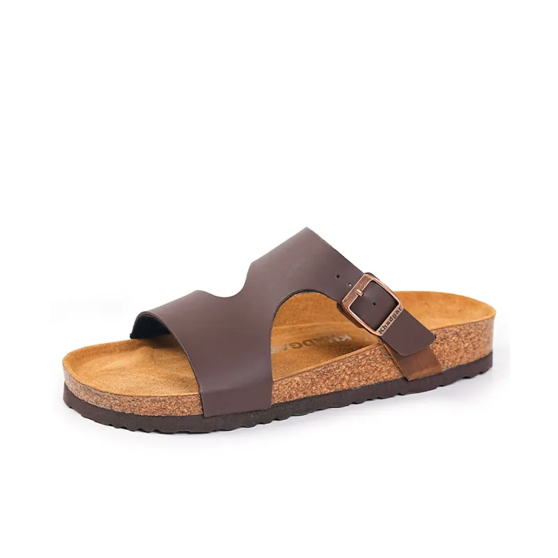 Khadgar Cork Sole Slip Resistant Abrasion Resistant Slide Slippers Women's-8