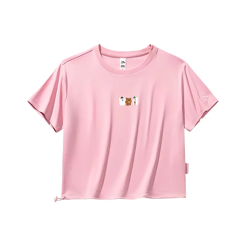 CHAOJIANTA x DAIMENGTING,LIANMINGKUAN T Shirt Women's Cloud Cherry Blossom Pink-0