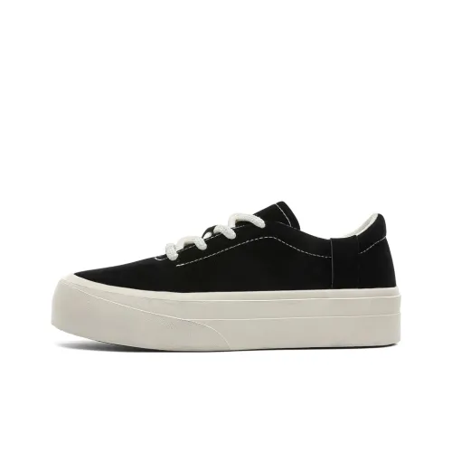 OUGLEMEN Coverage Slip Resistant And Abrasion Resistant Low Top Skateboard Shoes Men's Box
