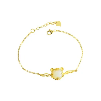 Jade Ink Love Hetian Jade Bracelets White Jade Unisex