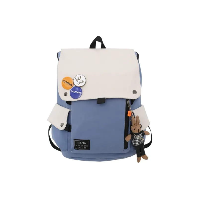 Wolfhorse Nylon Backpack Unisex Multicolor-12