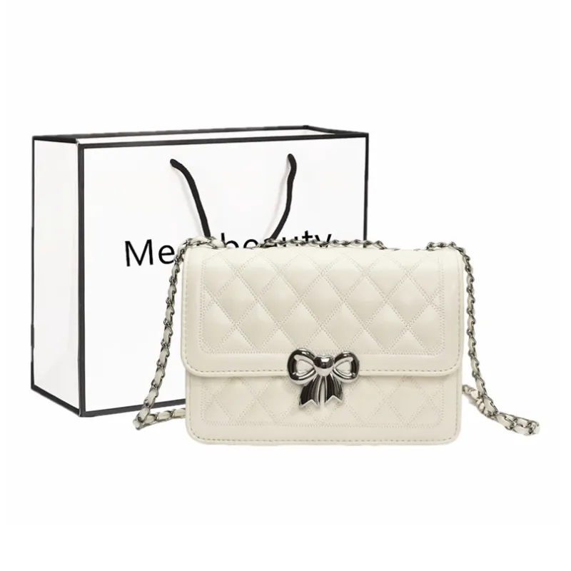 Fitchell PU Shoulder Bag, Crossbody Bag Women's Black/Silver/Pink/White-17