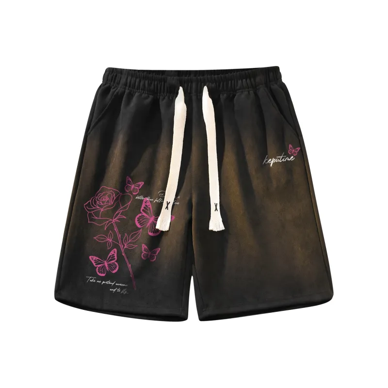 Kepu Casual Shorts Unisex Black-0