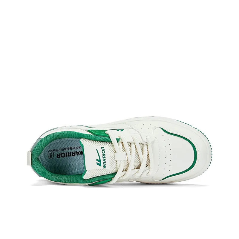 WARRIOR Skateboard Shoes Men Low Top White Black-15