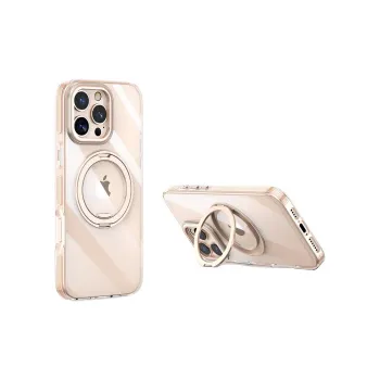 MOWEITU 360 Degree Rotating Stand Phone Cases Compatibility IPhone13ProMax/14/15 Solid Color
