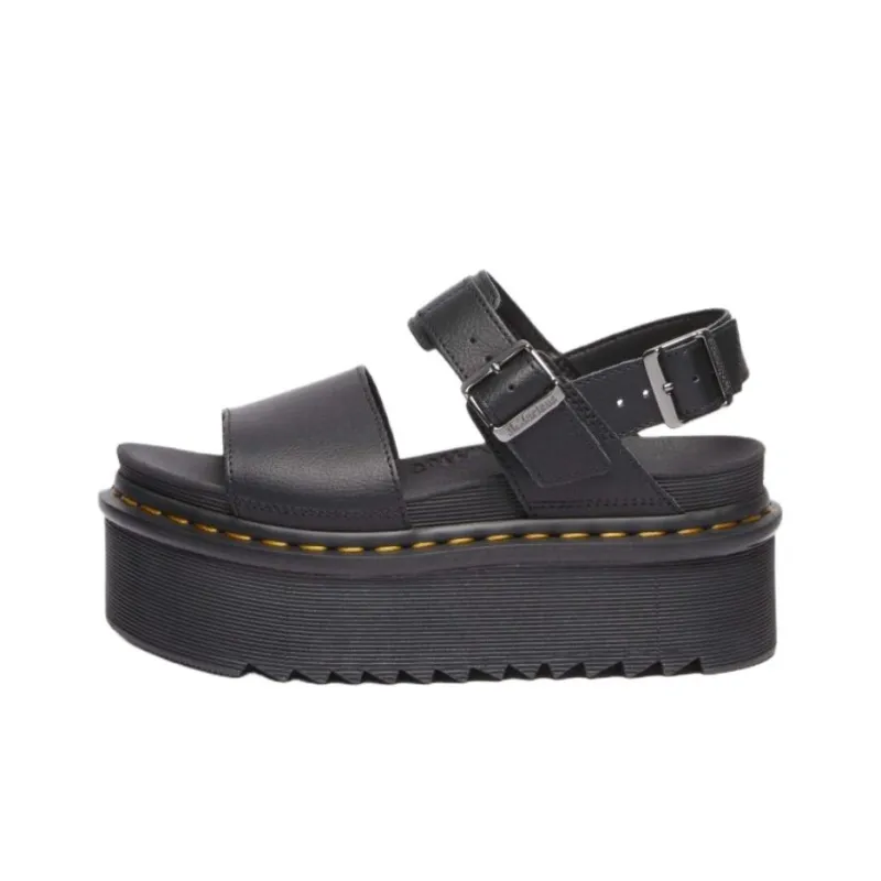 Dr.Martens VOSS One Strap Sandals 4.5cm Unisex Black-0