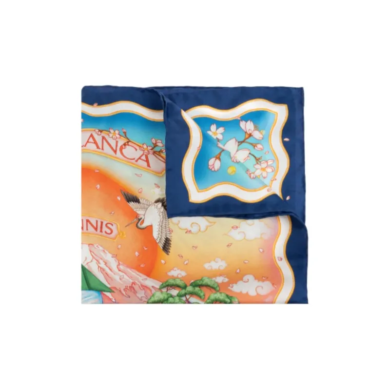 CASABLANCA Silk Scarves Unisex Multicolor-0