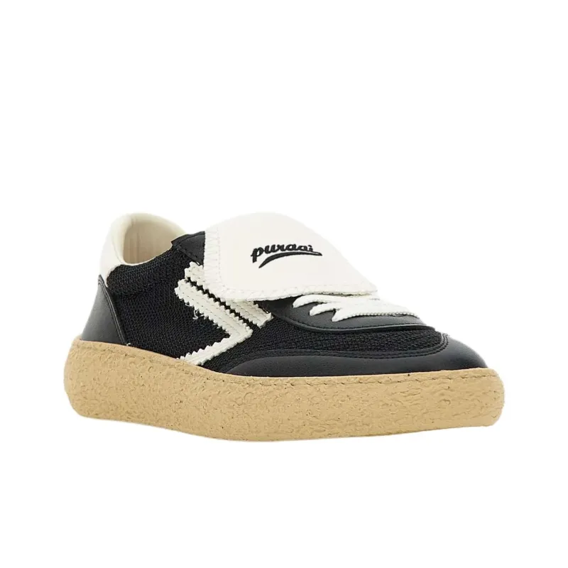 Puraai Polly Tab 4.05 Low Top Skateboard Shoes Women's Black-2