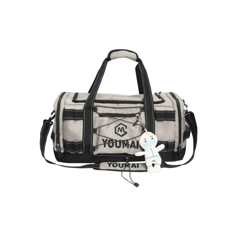MTribe Nylon Travel Bag Unisex Black/White/Blue/Pink/Yellow/Khaki/Turquoise-34