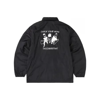 Thisisneverthat Long Field Collaboration Jackets Unisex Dark Marine Blue