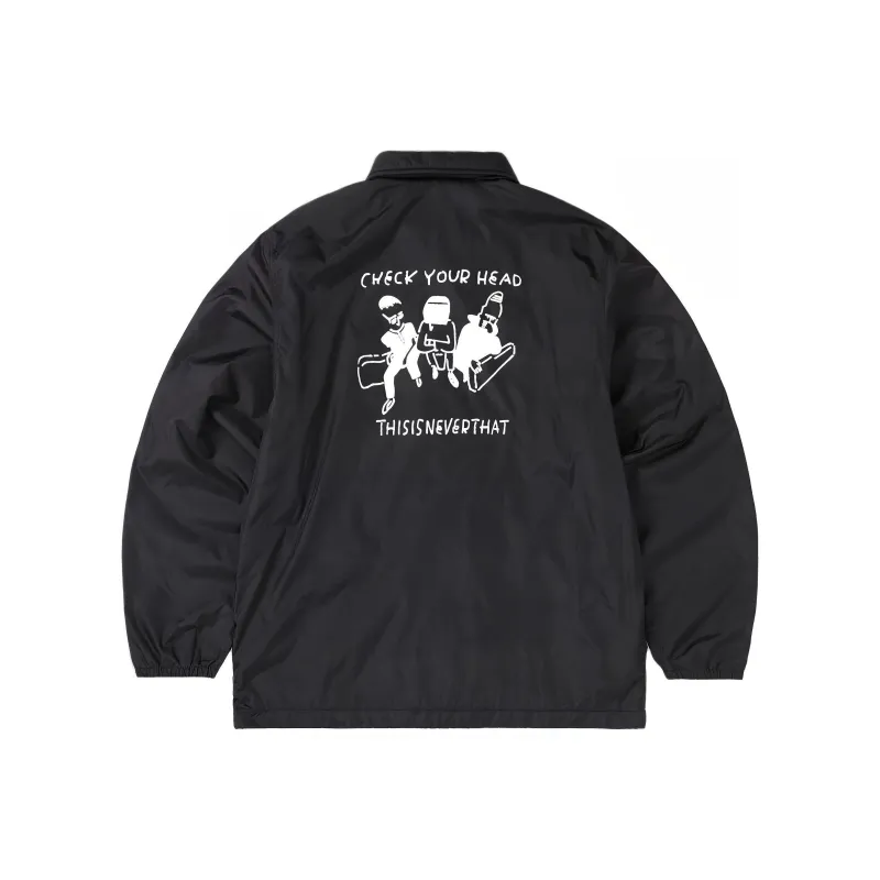 Thisisneverthat Long Field Collaboration Jackets Unisex Dark Marine Blue-0