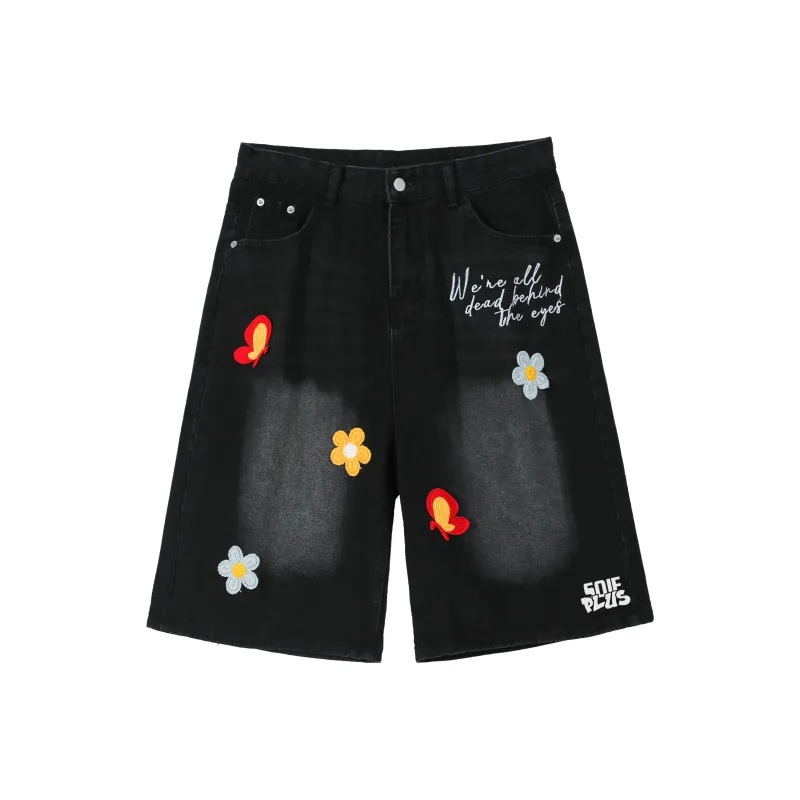 SOIE Denim Shorts Unisex-1