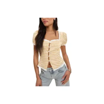 Reformation T Shirts Women's Sunshine Yellow