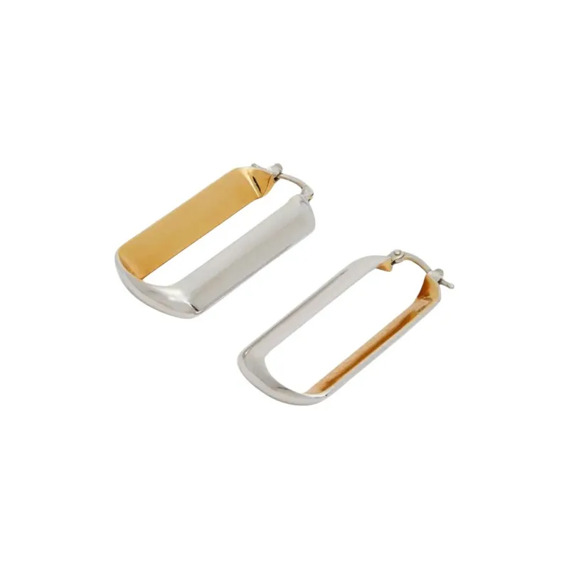 JIL SANDER Two tone Earrings-1