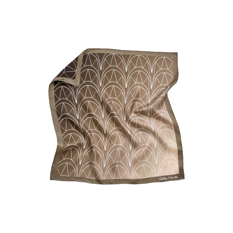 LOST PATTERN Mulberry Silk Scarves Unisex-9