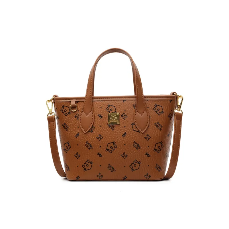 BLAKE FLEETO PU Basket Bag, Shoulder Bag, Crossbody Bag, Handbag Women's Multicolor-15