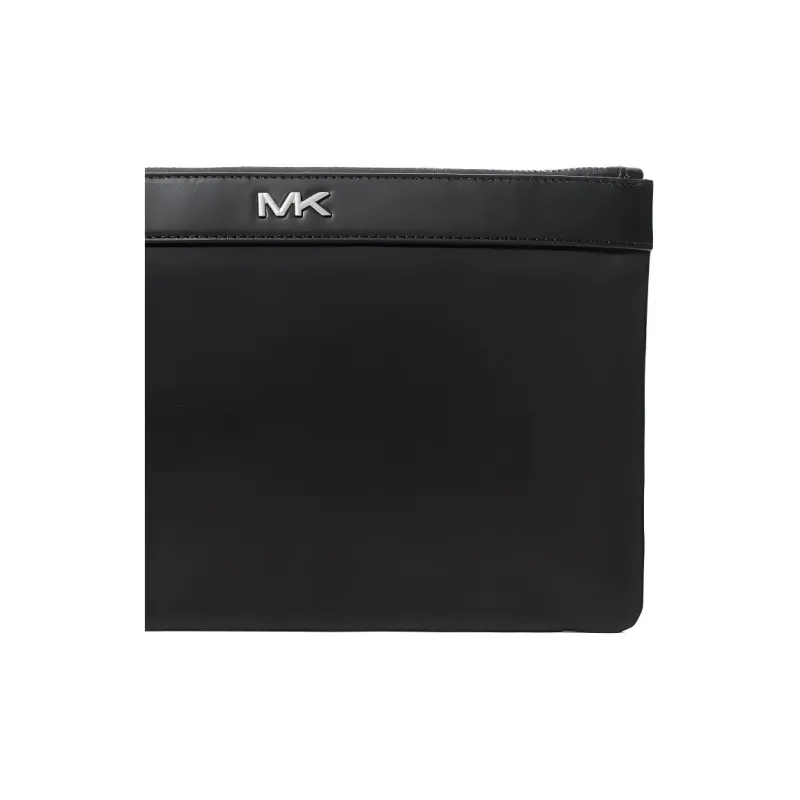 MICHAEL KORS Fabric+Artificial Leather Clutch Men's Black-4