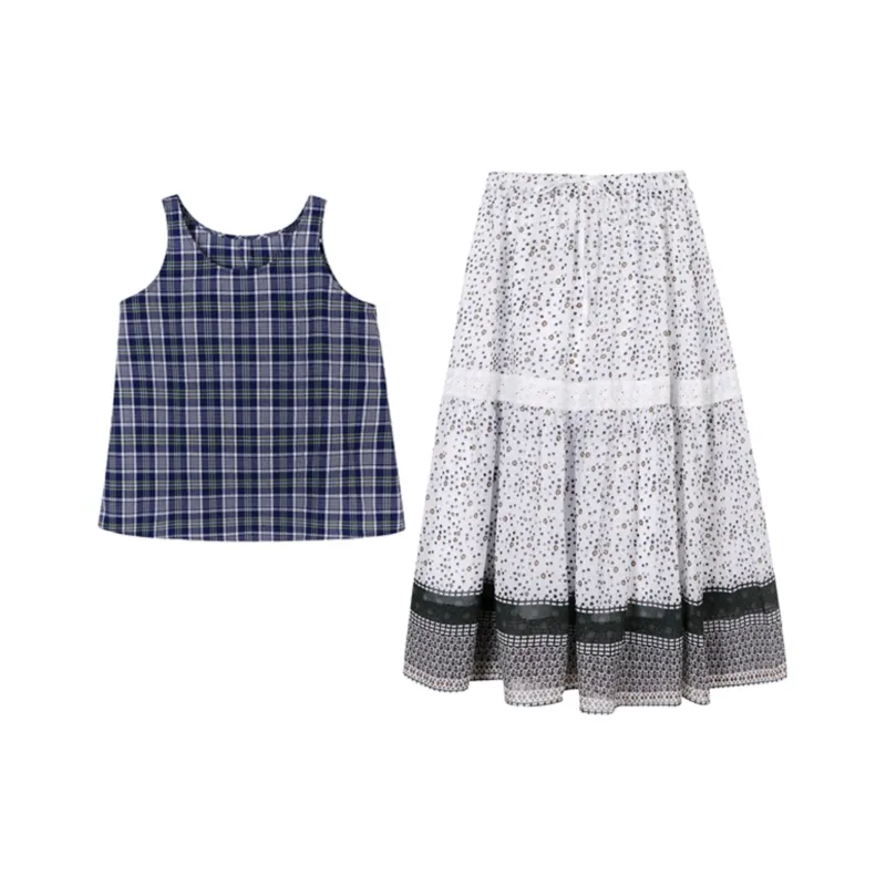 ETSE Two Piece Skirt Sets Women's-0