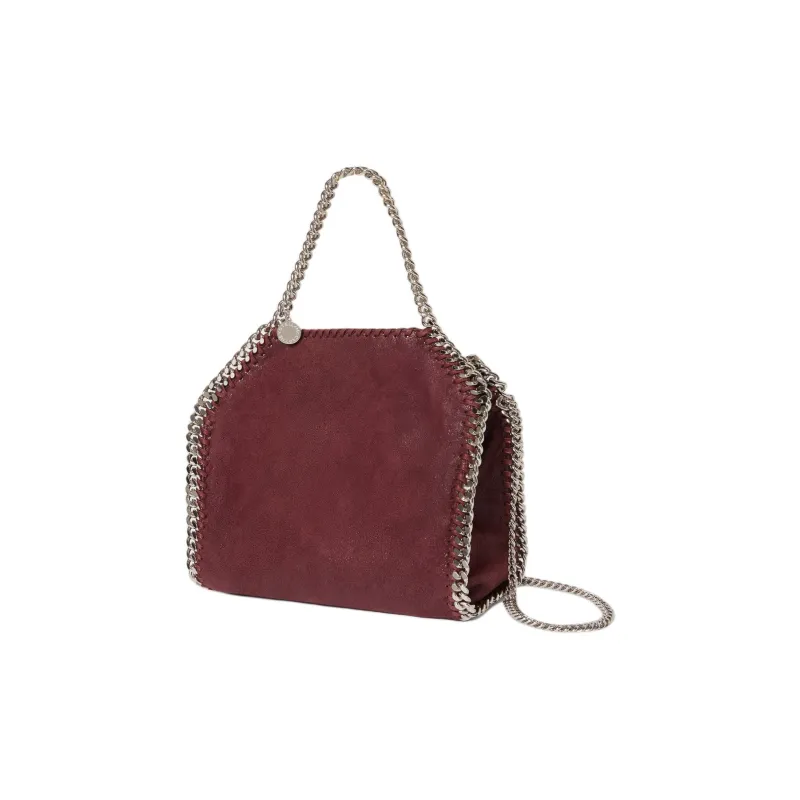 Stella McCartney Falabella Polyester Tote Bag, Handbag Mini Women's Plum-1