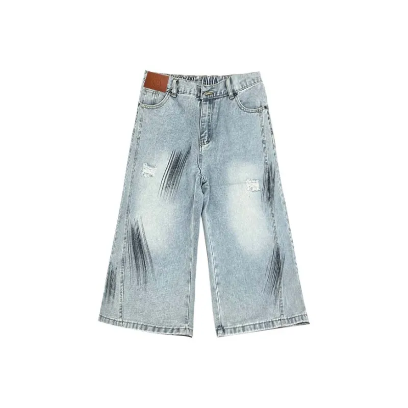 VDNZ Denim Shorts Unisex Light Blue-0