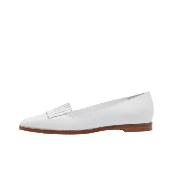 MANOLO BLAHNIK Pausaniasflat Casual Single Shoes Women's White