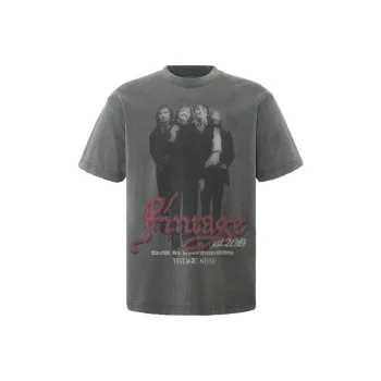 FAKE VINTAGE T Shirts Unisex Gray