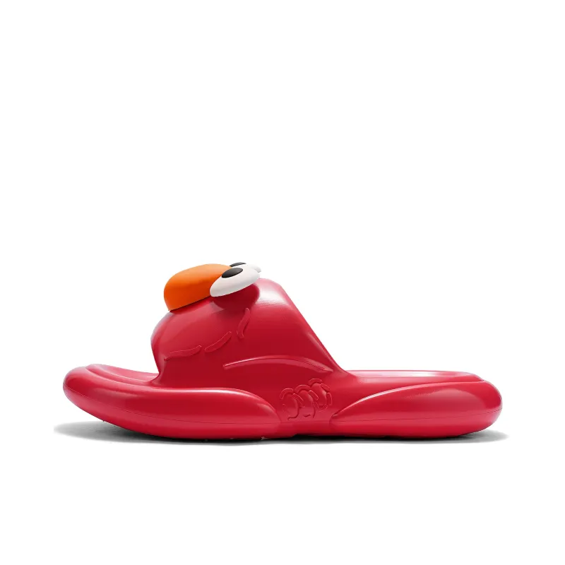 SESAME STREET Antibacterial Slip Resistant Abrasion Resistant Odor Resistant Slide Slippers Unisex-12