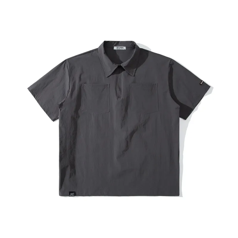 EPTISON Short Sleeve Polo Shirts Unisex-4