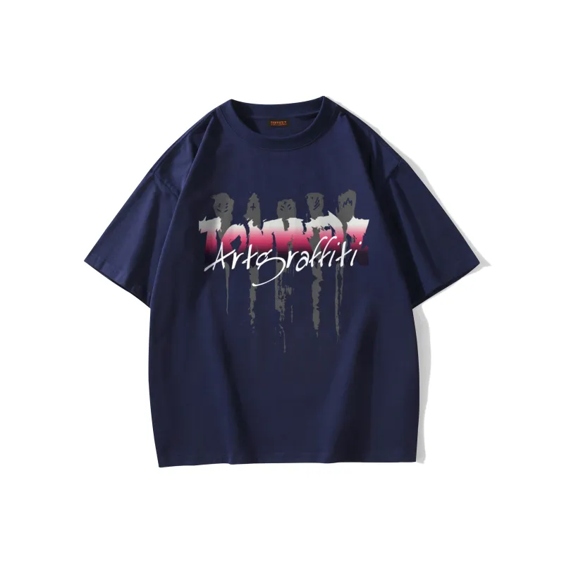 TONYKRZ T Shirts Unisex Navy Blue-0