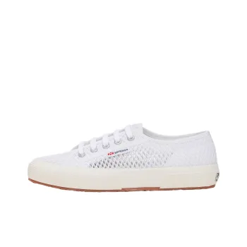 SUPERGA 2750 MESH Abrasion Resistant Low Top Skateboard Shoes Unisex White