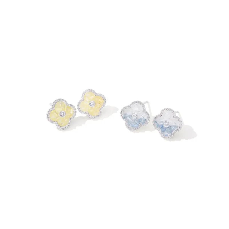 Lady Go Copper Alloy Stud Earrings Women's-1