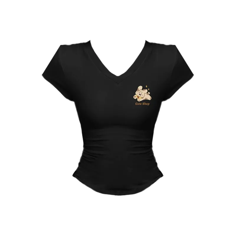 Puppytown Set in Sleeve T Shirt Women's-21