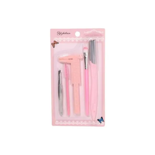 YIZHILIAN Eyebrow Shaping & Pencil Make up Tools Portable Five Piece Set