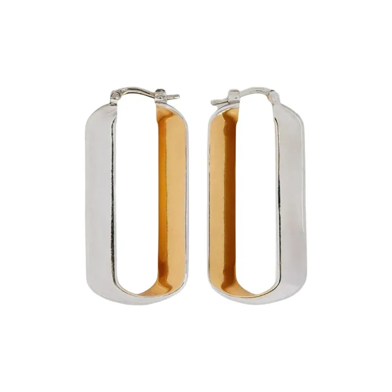 JIL SANDER Two tone Earrings-0